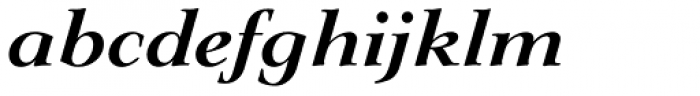 Lingwood EF Demi Bold Italic Font LOWERCASE