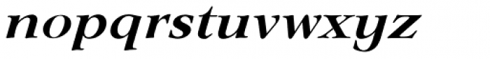 Lingwood EF Demi Bold Italic Font LOWERCASE