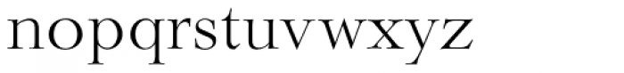 Lingwood EF Light Font LOWERCASE