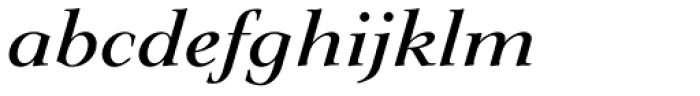 Lingwood EF Medium Italic Font LOWERCASE
