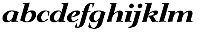 Lingwood Serial ExtraBold Italic Font LOWERCASE