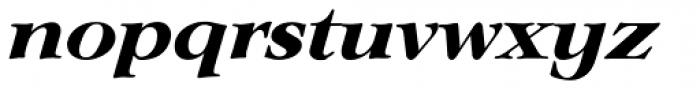 Lingwood Serial ExtraBold Italic Font LOWERCASE