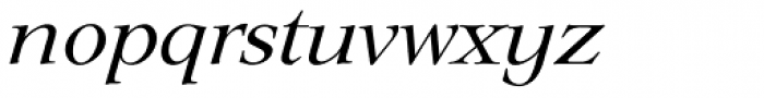 Lingwood Serial Italic Font LOWERCASE