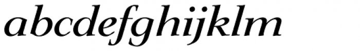 Lingwood Serial Medium Italic Font LOWERCASE