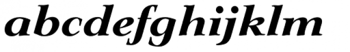 Lingwood TS Bold Italic Font LOWERCASE