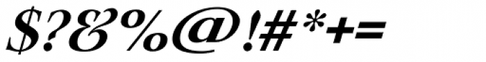 Lingwood TS DemiBold Italic Font OTHER CHARS
