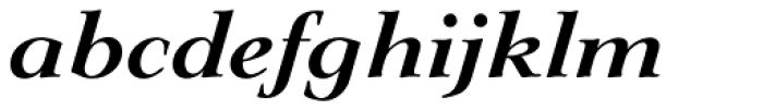 Lingwood TS DemiBold Italic Font LOWERCASE