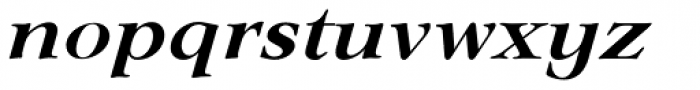 Lingwood TS DemiBold Italic Font LOWERCASE
