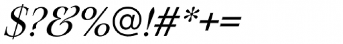 Lingwood TS Italic Font OTHER CHARS