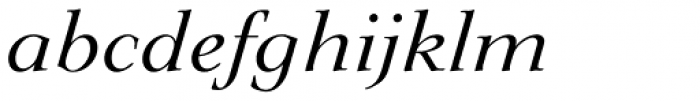 Lingwood TS Italic Font LOWERCASE