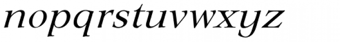 Lingwood TS Italic Font LOWERCASE