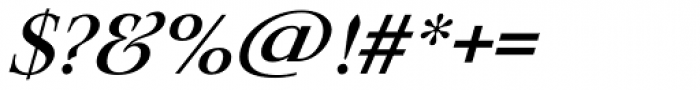 Lingwood TS Medium Italic Font OTHER CHARS