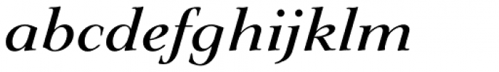 Lingwood TS Medium Italic Font LOWERCASE