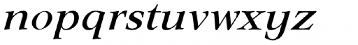 Lingwood TS Medium Italic Font LOWERCASE