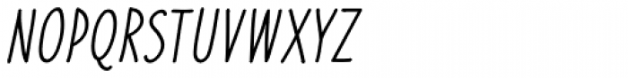 Liniga Italic Font UPPERCASE