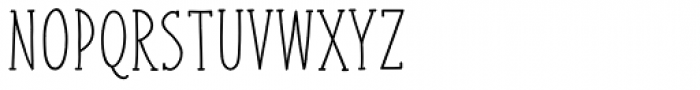 Liniga Serif Thin Font UPPERCASE