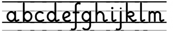 Linkpen Primary Join Connect Guide Regular Font LOWERCASE