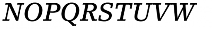 Lino Letter Std Medium Italic Font UPPERCASE