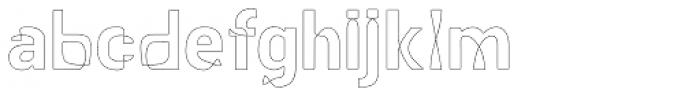 Lino Thin Font LOWERCASE
