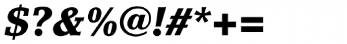 LinoLetter Black Italic Font OTHER CHARS