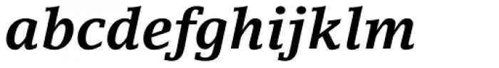LinoLetter Bold Italic Font LOWERCASE