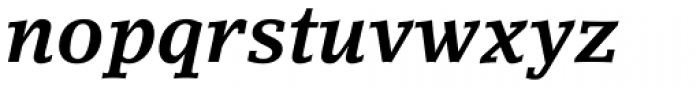 LinoLetter Bold Italic Font LOWERCASE