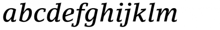 LinoLetter Medium Italic Oldstyle Figures Font LOWERCASE