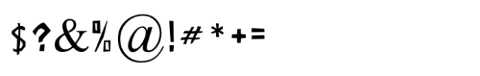 Linoleum Std Normal Font OTHER CHARS