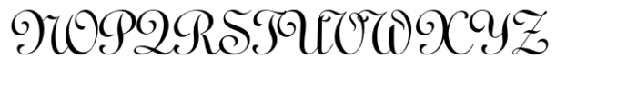 Linoscript Std Regular Font UPPERCASE
