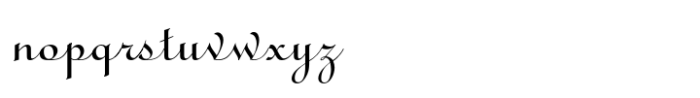 Linoscript Std Regular Font LOWERCASE