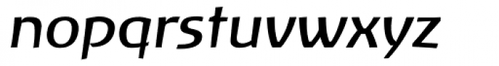 Linotype Atlantis Italic Font LOWERCASE