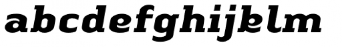 Linotype Authentic Serif Bold Italic Font LOWERCASE