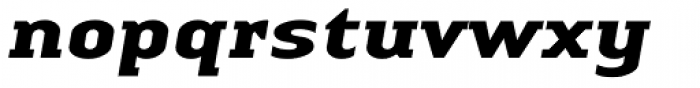 Linotype Authentic Serif Bold Italic Font LOWERCASE