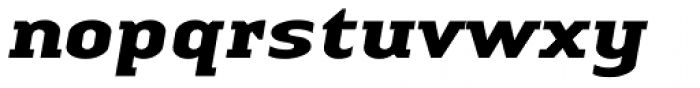 Linotype Authentic Serif Com Bold Italic Font LOWERCASE