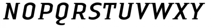 Linotype Authentic Small Serif Com Italic Font UPPERCASE