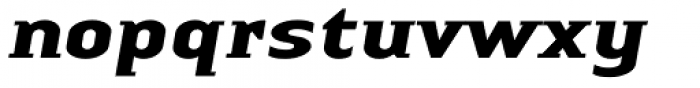 Linotype Authentic Small Serif Std Bold Italic Font LOWERCASE