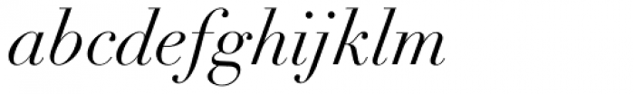 Linotype Didot Italic Font LOWERCASE