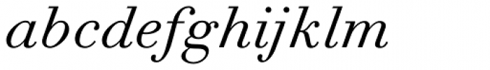 Linotype Didot eText Std Italic Font LOWERCASE