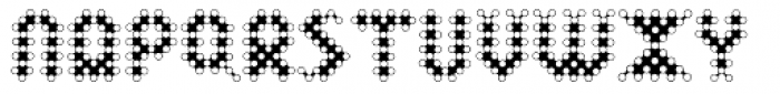 Linotype Dot Font UPPERCASE