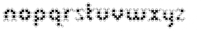 Linotype Dot Font LOWERCASE