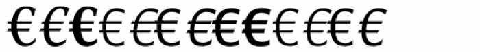Linotype EuroFont R to S Font UPPERCASE