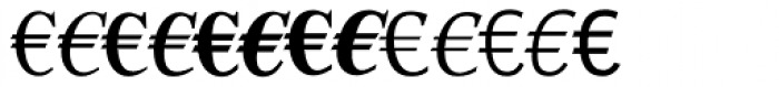 Linotype EuroFont T to Z Font LOWERCASE