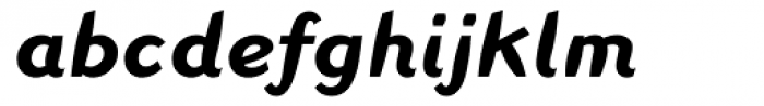 Linotype Inagur Bold Italic Font LOWERCASE