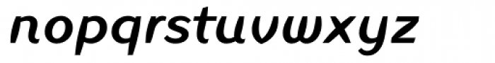 Linotype Inagur Medium Italic Font LOWERCASE