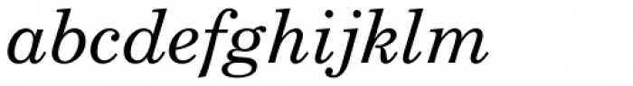 Linotype Maral Oblique Font LOWERCASE