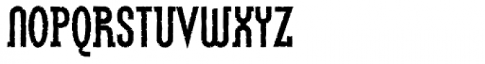 Linotype Method Eroded Font UPPERCASE