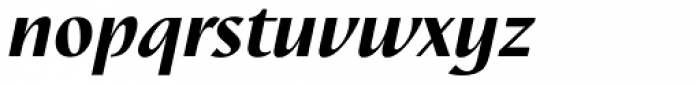 Linotype Nautilus Pro Black Italic Font LOWERCASE