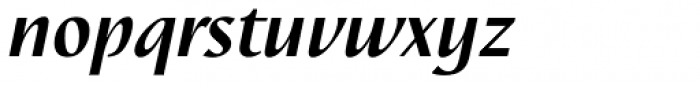 Linotype Nautilus Pro Bold Italic Font LOWERCASE