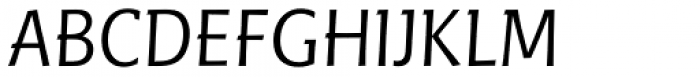 Linotype Pisa Pro Light Font UPPERCASE