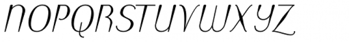 Linotype Puritas Pro Medium Italic Font UPPERCASE